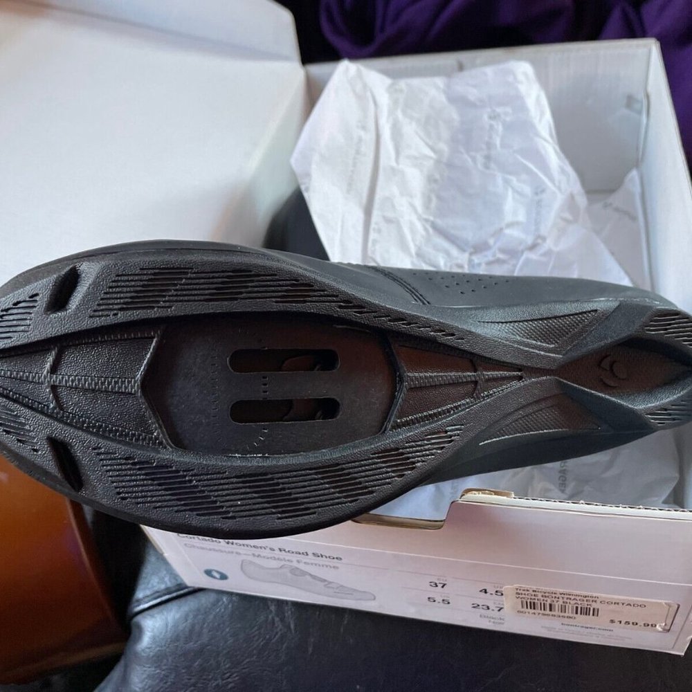 Bontrager Cortado Women's/Unisex Road Bike Shoes 37EU, 5.5US, 4.5UK Black - Picture 3 of 5